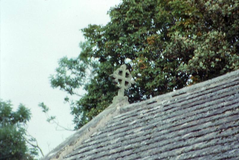 Cross on Roof.JPG - Cross on Roof of St. Mary's Church.   ( Recent photograph )  